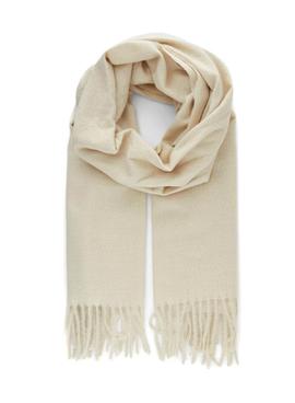 Bufanda Pieces Cella Long Beige para Mujer