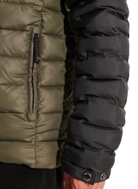 Chaqueta Superdry Radar Quilt Mix Verde Hombre