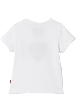 Camiseta Levis Reflet Blanco Niña