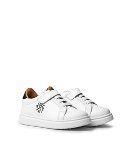 Zapatillas Popa Mickey Blanco Y Negro Para Niños