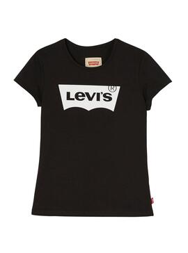 Camiseta Levis Bat Negra
