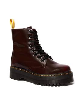 Botas Dr Martens Vegan Jadon II Cherry Para Mujer