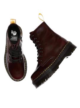 Botas Dr Martens Vegan Jadon II Cherry Para Mujer