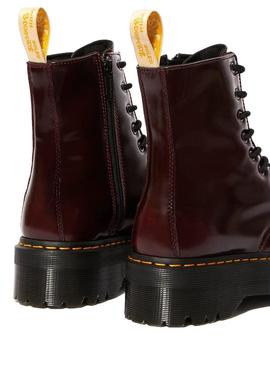 Botas Dr Martens Vegan Jadon II Cherry Para Mujer