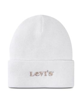 Gorro Levis Vintage Logo Blanco para Mujer