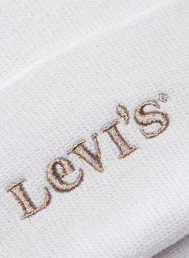 Gorro Levis Vintage Logo Blanco para Mujer