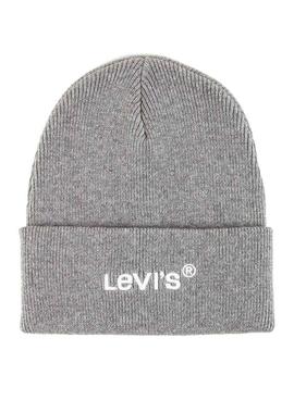 Gorro Levis Wordmark Beanie Gris Hombre y Mujer