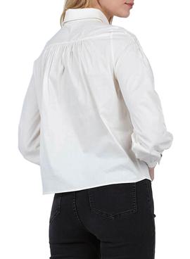 Camisa Naf Naf Evase Blanco para Mujer
