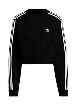 Sudadera Adidas Cropped Negro para Mujer