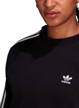 Sudadera Adidas Cropped Negro para Mujer