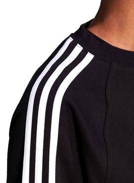 Sudadera Adidas Cropped Negro para Mujer