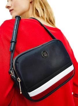 Bolso Tommy Hilfiger Poppy Crossover Marino Mujer