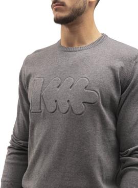 Jersey Klout Relieve Gris para Hombre