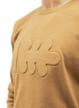 Jersey Klout Relieve Beige para Hombre