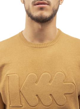 Jersey Klout Relieve Beige para Hombre