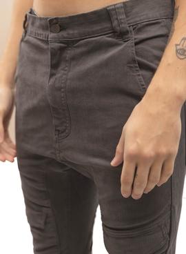 Pantalón Klout Cargo Gris Oscuro Para Hombre