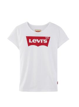 Camiseta Levis Kids Bat Blanco