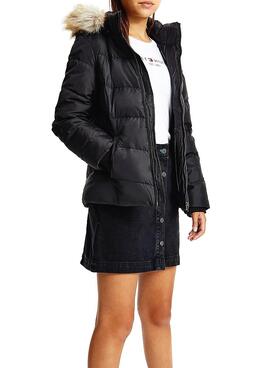 Cazadora Tommy Hilfiger Essential Down Negro Niña
