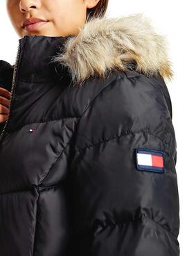 Cazadora Tommy Hilfiger Essential Down Negro Niña