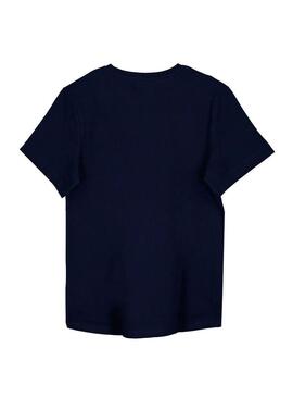 Camiseta Calvin Klein Jeans Monogram Oco Marino