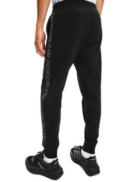 Pantalón Calvin Klein Shadow Logo Negro Hombre