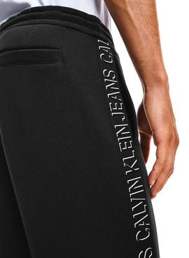 Pantalón Calvin Klein Shadow Logo Negro Hombre