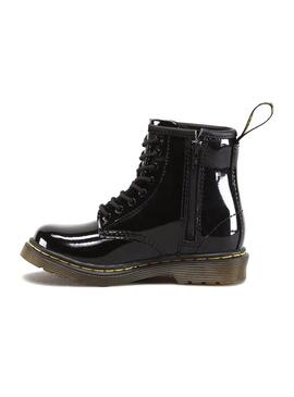 Botas Dr Martens Toddler 1460 Patent Negro Niños