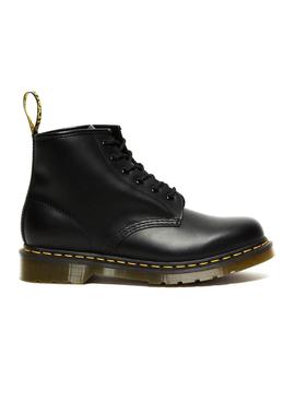 Botines Dr. Martens Piel 101 6 Ojales Smooth Negro