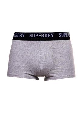 Pack Tres Calzoncillos Superdry Multi Para Hombre