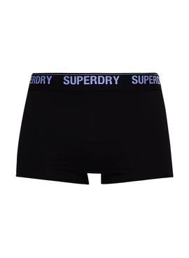 Pack Tres Calzoncillos Superdry Multi Para Hombre