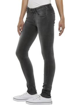 Pantalon Vaquero Tommy Jeans Sophie Plush Gris