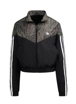 Chaqueta Adidas Track Negrom Serpiente Para Mujer