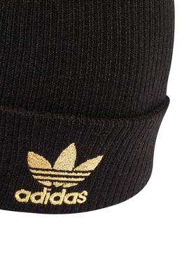Gorro Adidas Pompón Negro Para Mujer