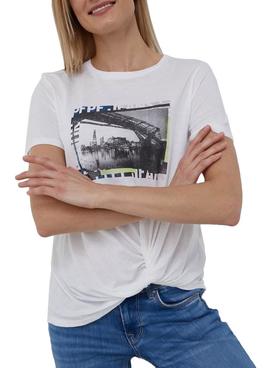Camiseta Pepe Jeans Daia Blanco Para Mujer