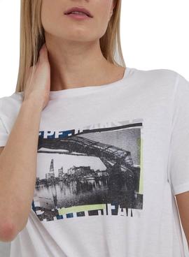 Camiseta Pepe Jeans Daia Blanco Para Mujer