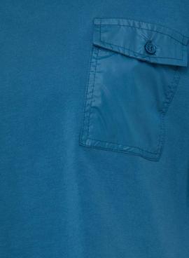 Camiseta Pepe Jeans Daiana Azul Para Mujer