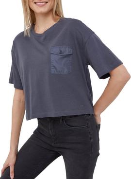 Camiseta Pepe Jeans Daiana Gris Para Mujer
