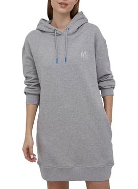 Vestido Sudadera Pepe Jeans Dana Gris Para Mujer