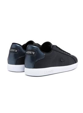 Zapatillas Lacoste Graduate Negro Para Mujer