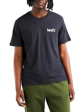 Camiseta Levis Relaxed Caviar Para Hombre