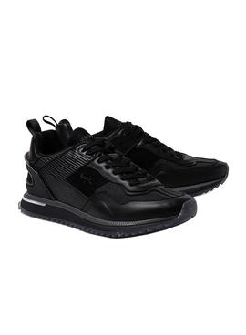 Zapatillas Lacoste Court Break Negro Para Hombre