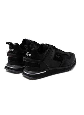 Zapatillas Lacoste Court Break Negro Para Hombre