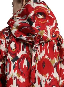 Cazadora Napapijri Rainforest Print Rojo Mujer