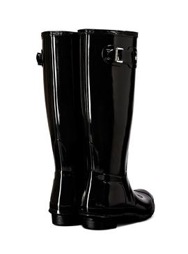 Botas Hunter Original Tall Gloss Negro