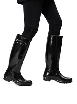 Botas Hunter Original Tall Gloss Negro