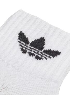 Calcetines Adidas Antideslizantes Blanco y Negro