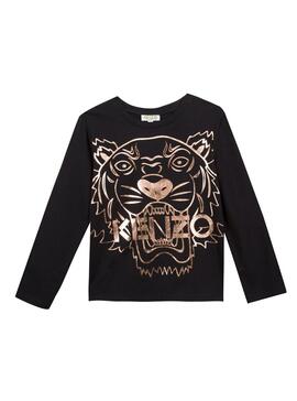 Camiseta Kenzo Tiger KM10048 Negro