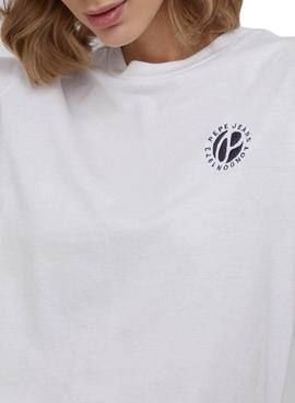 Camiseta Pepe Jeans Dacey Blanco Para Mujer