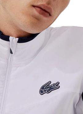 Chándal Lacoste Sport Blanco Contrastes Hombre