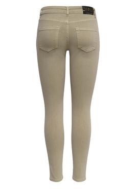 Pantalón Only Blush Chino Skinny Tostado Mujer